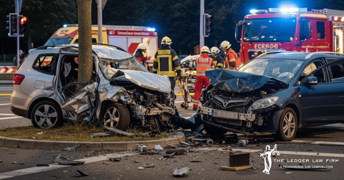 Two-Vehicle Crash – 3 Hospitalized