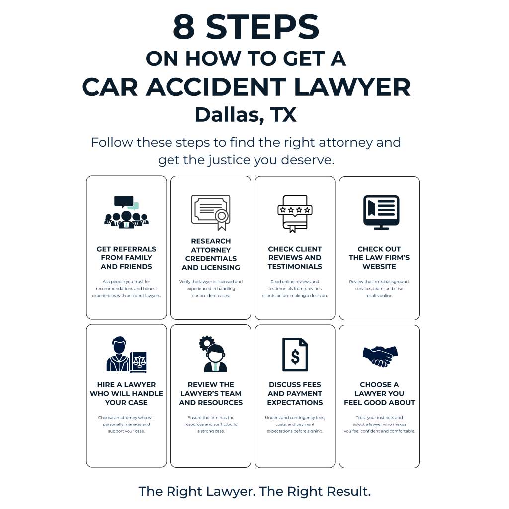 8 Steps on How to Get a Car Accident Lawyer Dallas, TX