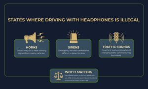 States Where Driving With Headphones Is Illegal
