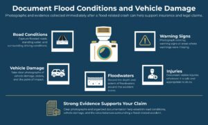 Document Flood Conditions and Vehicle Damage
