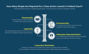 How Many People Are Required for a Class Action Lawsuit in Federal Court