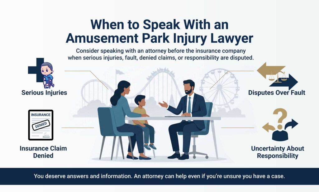 When to Speak With an Amusement Park Injury Lawyer