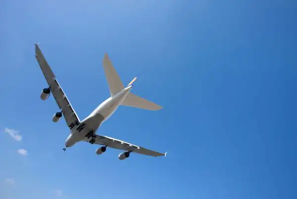 airplane flying in the sky