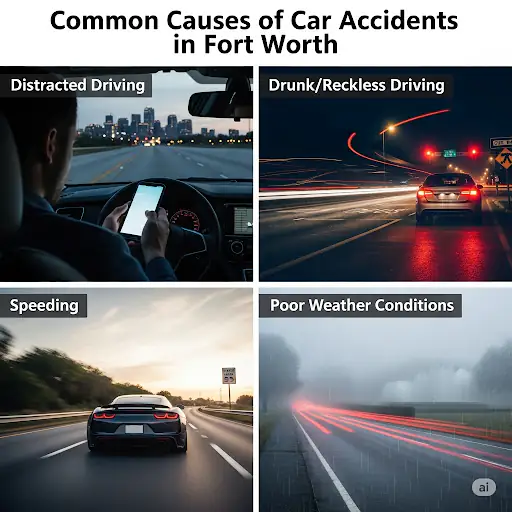 Causes of Accidents and Their Legal Impact in Fort Worth