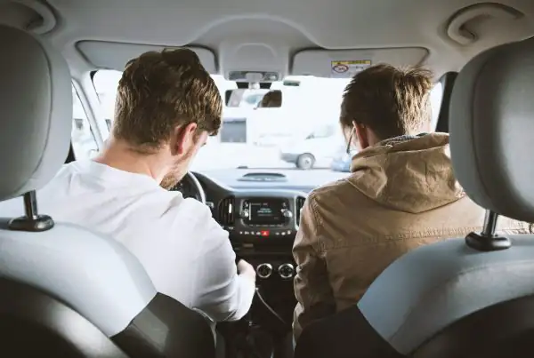 passenger in a car accident