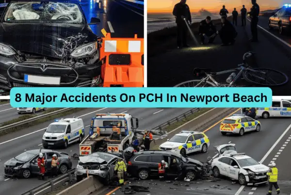 8 Major Accident on PCH in Newport Beach
