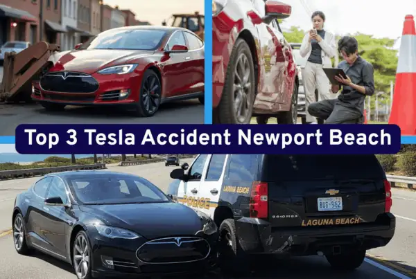 Tesla Accident Newport Beach