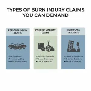 Types of Burn Injury Claims You Can Demand