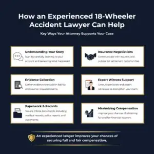 How an Experienced 18 Wheeler Accident Lawyer Can Help
