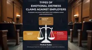 Types of Emotional Distress Claims Against Employers