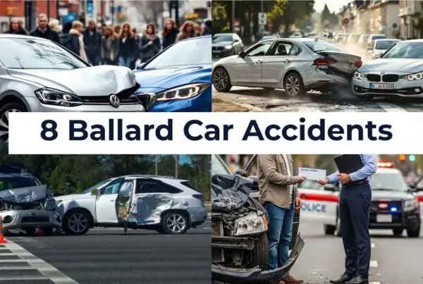8 Ballard Car Accidents - Common Causes- Common Accident Zones - Steps After A Car Crash