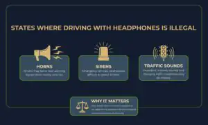 States Where Driving With Headphones Is Illegal