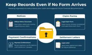 Keep Records Even if No Form Arrives