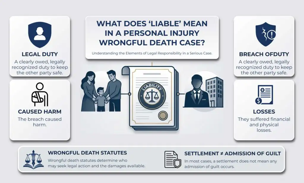 What Does “Liable” Mean in a Personal Injury Wrongful Death Case